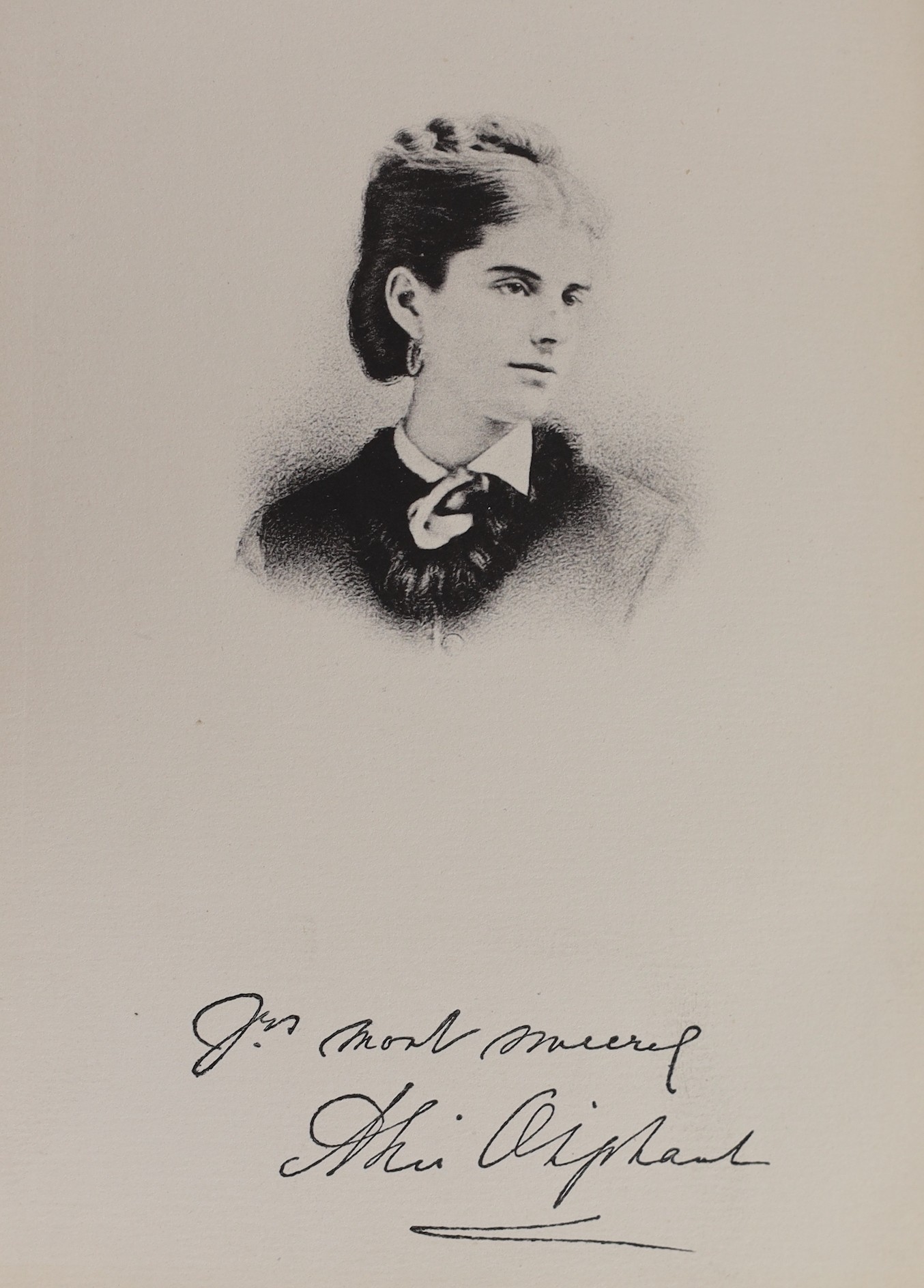 Oliphant, Margaret Oliphant W. - Memoir of the Life of Laurence Oliphant and of Alice Oliphant, his wife. First Edition, 2 vols. portrait frontispcs., half titles, publisher's catalogue and adverts.; original gilt cloth.